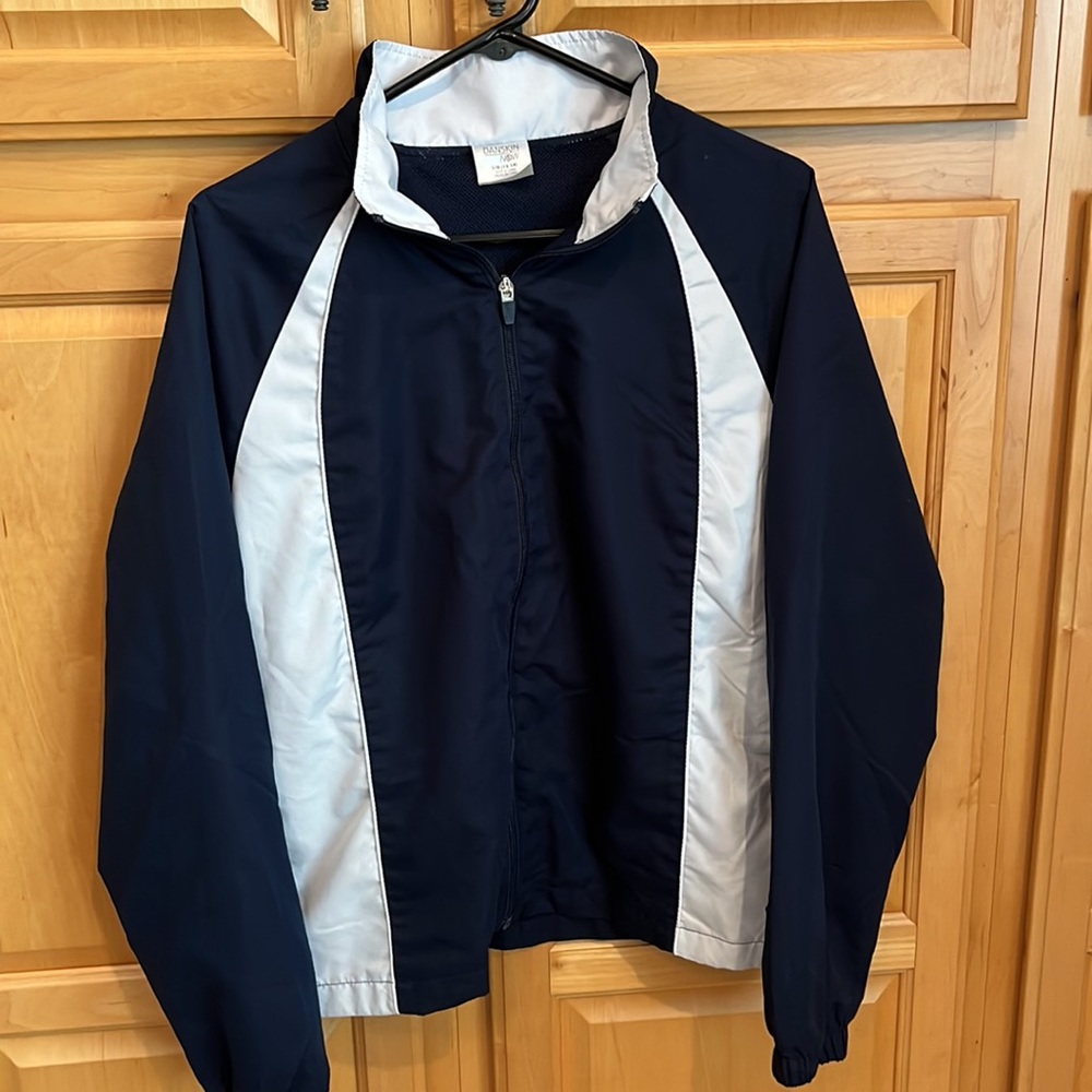 Danskin Now Navy Blue Windbreaker